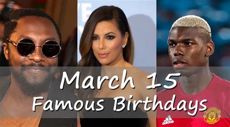 famous people born march 15